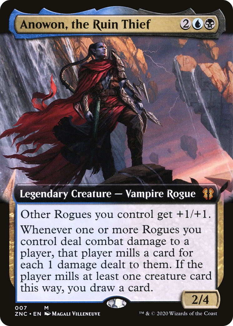 Anowon, the Ruin Thief (Extended Art) (ZNC-007)  Foil - Zendikar Rising Commander: (Extended Art)
