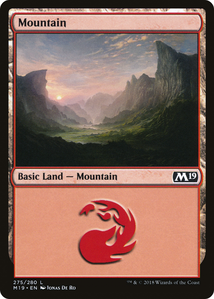Mountain (275) (M19-275)  Foil - Core Set 2019