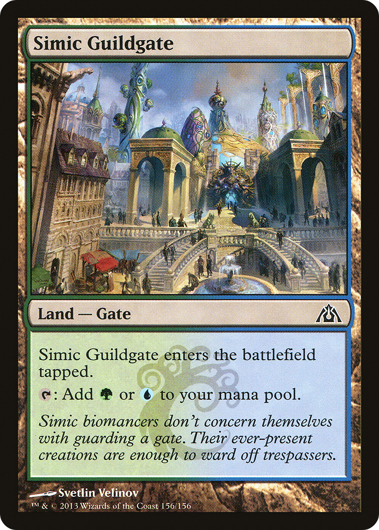 Simic Guildgate (DGM-156)  Foil - Dragon's Maze
