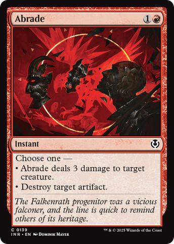 Abrade (INR-139)  Foil - Innistrad Remastered