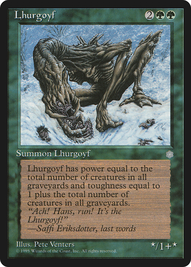 Lhurgoyf (ICE-)  - Ice Age