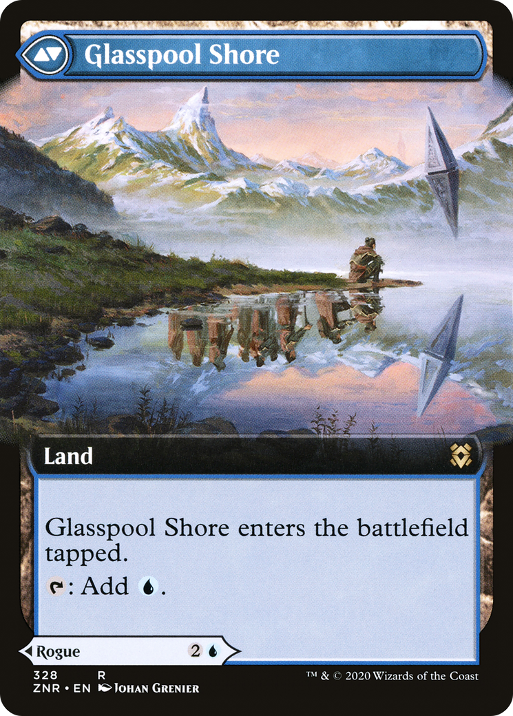 Glasspool Mimic (Extended Art) (ZNR-328)  - Zendikar Rising: (Extended Art)