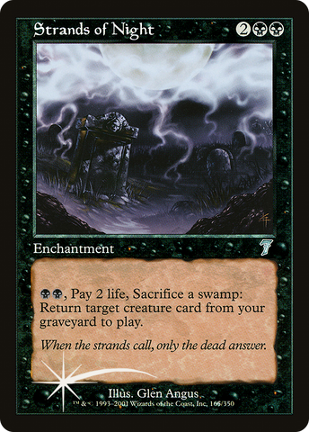Strands of Night (7ED-165★) - Seventh Edition Foil