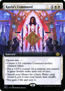 Kayla's Command (Extended Art) (BRO-302)  Foil - The Brothers' War: (Extended Art)