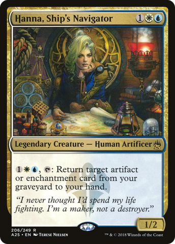 Hanna, Ship's Navigator (A25-206)  Foil - Masters 25