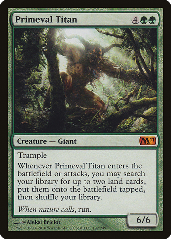 Primeval Titan (M11-192)  Foil - Magic 2011