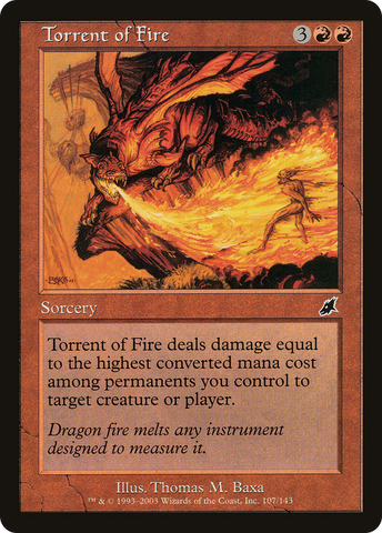 Torrent of Fire (SCG-107) - Scourge Foil