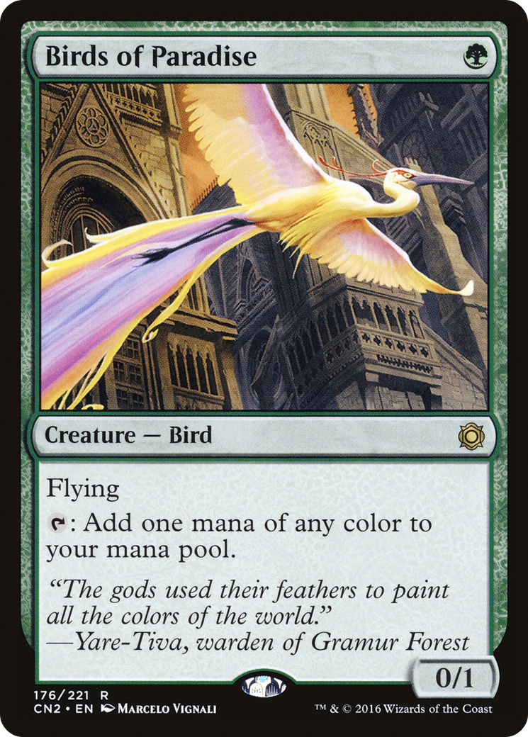 Birds of Paradise (CN2-176)  Foil - Conspiracy: Take the Crown