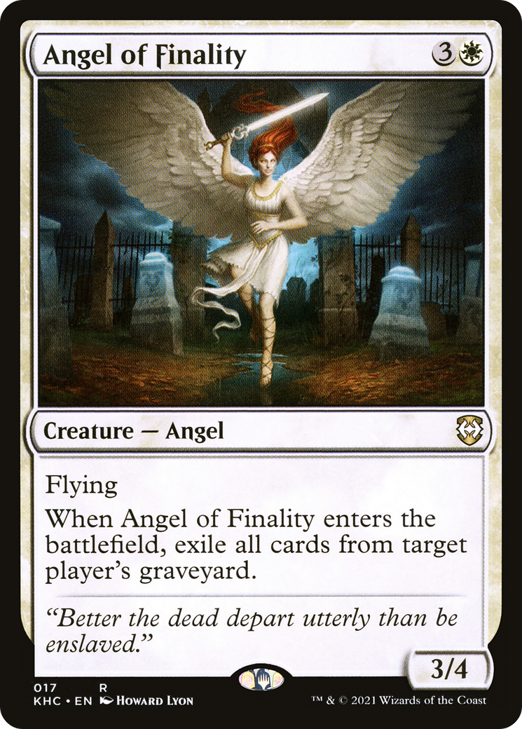 Angel of Finality (KHC-017)  - Kaldheim Commander