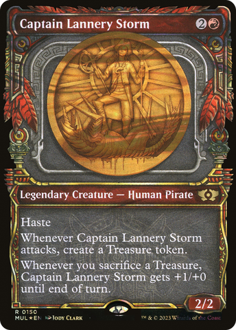 Captain Lannery Storm (Halo Foil) (MUL-150)  Foil - Multiverse Legends: (Showcase)