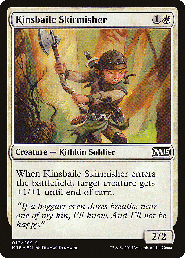 Kinsbaile Skirmisher (M15-016)  Foil - Magic 2015