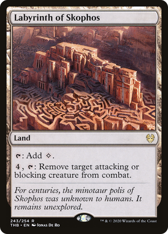 Labyrinth of Skophos (THB-243)  Foil - Theros Beyond Death