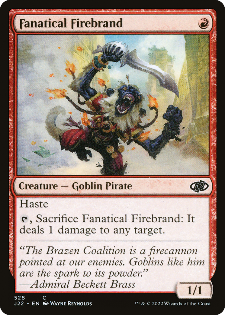Fanatical Firebrand (J22-528)  - Jumpstart 2022