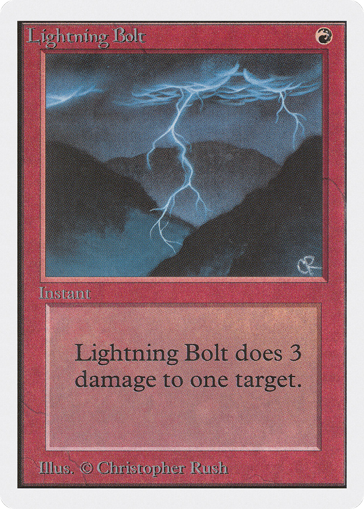 Lightning Bolt (2ED-)  - Unlimited Edition