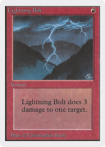 Lightning Bolt (2ED-)  - Unlimited Edition