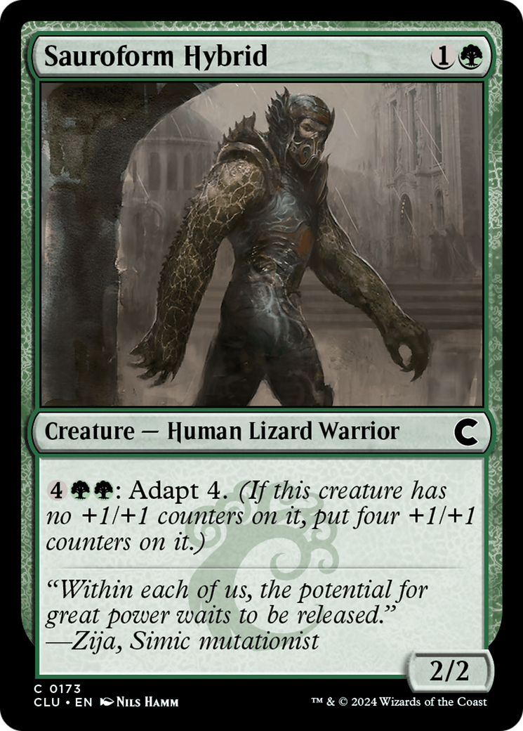 Sauroform Hybrid (CLU-173)  - Ravnica: Clue Edition
