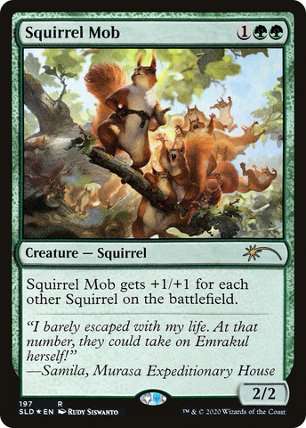 Squirrel Mob (SLD-197)  Foil - Secret Lair Drop