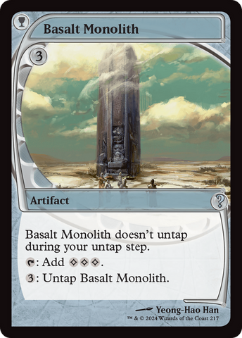 Basalt Monolith (Future Sight) (MB2-217)  - Mystery Booster 2