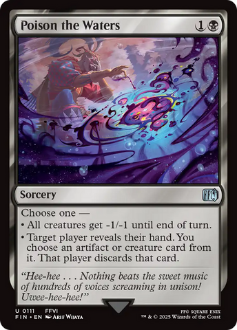 Poison the Waters (FIN-111)  Foil - FINAL FANTASY