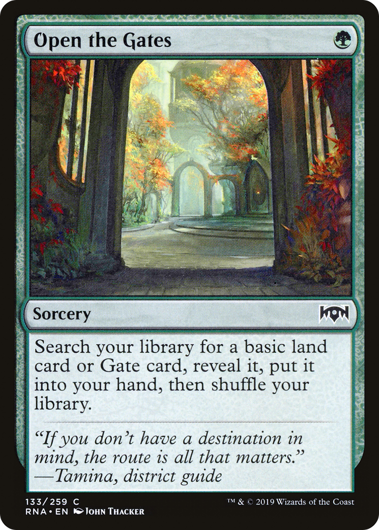 Open the Gates (RNA-133)  Foil - Ravnica Allegiance