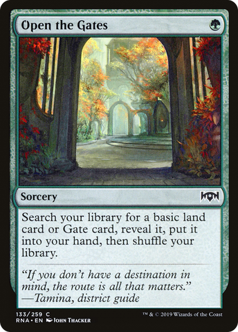 Open the Gates (RNA-133)  Foil - Ravnica Allegiance