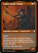 Amber Gristle O'Maul (CLB-502)  Etched Foil - Commander Legends: Battle for Baldur's Gate