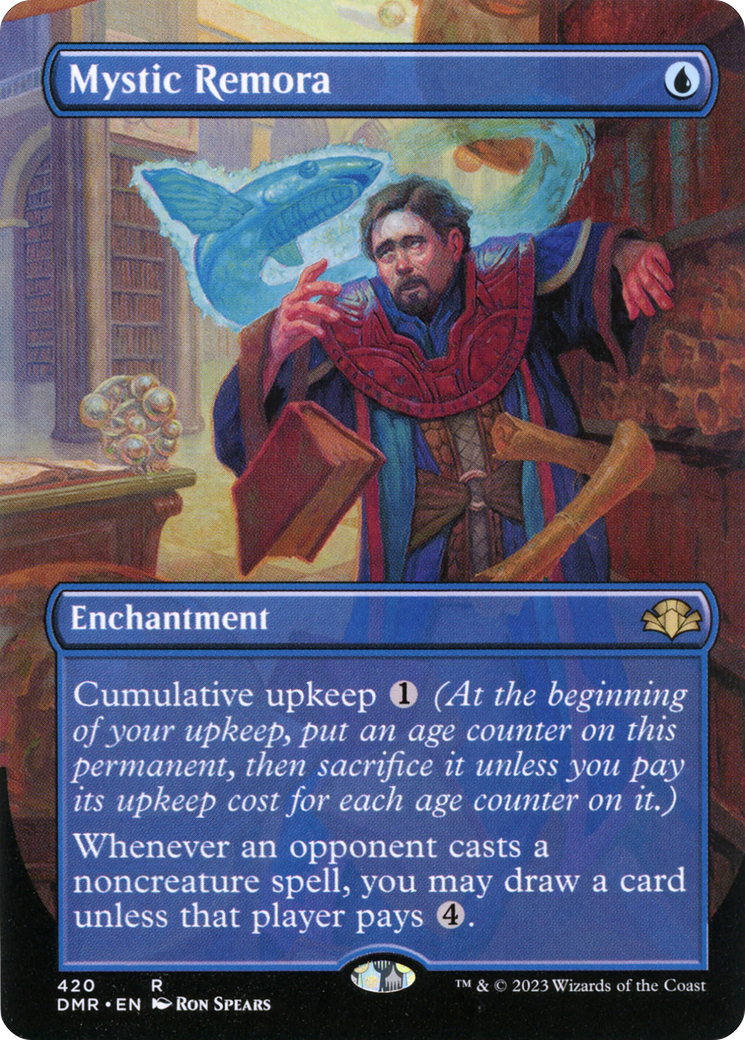 Mystic Remora (Borderless) (DMR-420)  - Dominaria Remastered
