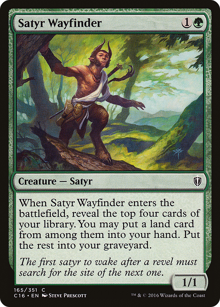 Satyr Wayfinder (C16-165)  - Commander 2016