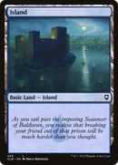 Island (455) (CLB-455)  Foil - Commander Legends: Battle for Baldur's Gate
