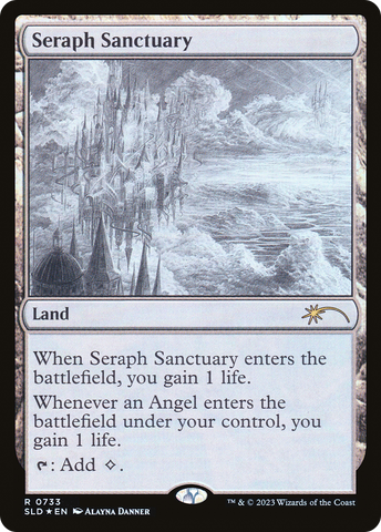 Seraph Sanctuary (Sketch Showcase) (SLD-733)  Foil - Secret Lair Drop
