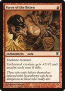 Furor of the Bitten (ISD-143)  Foil - Innistrad