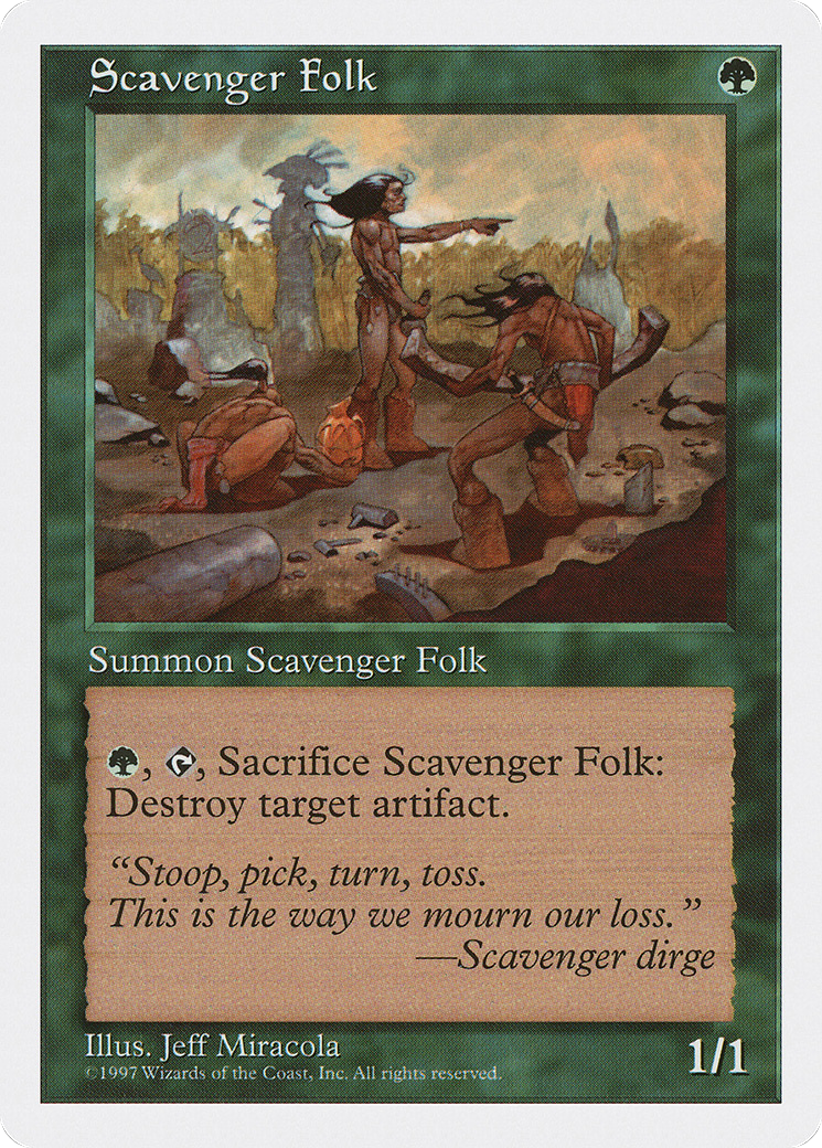 Scavenger Folk (5ED-)  - Fifth Edition