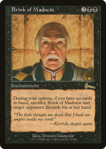 Brink of Madness (ULG-050)  - Urza's Legacy