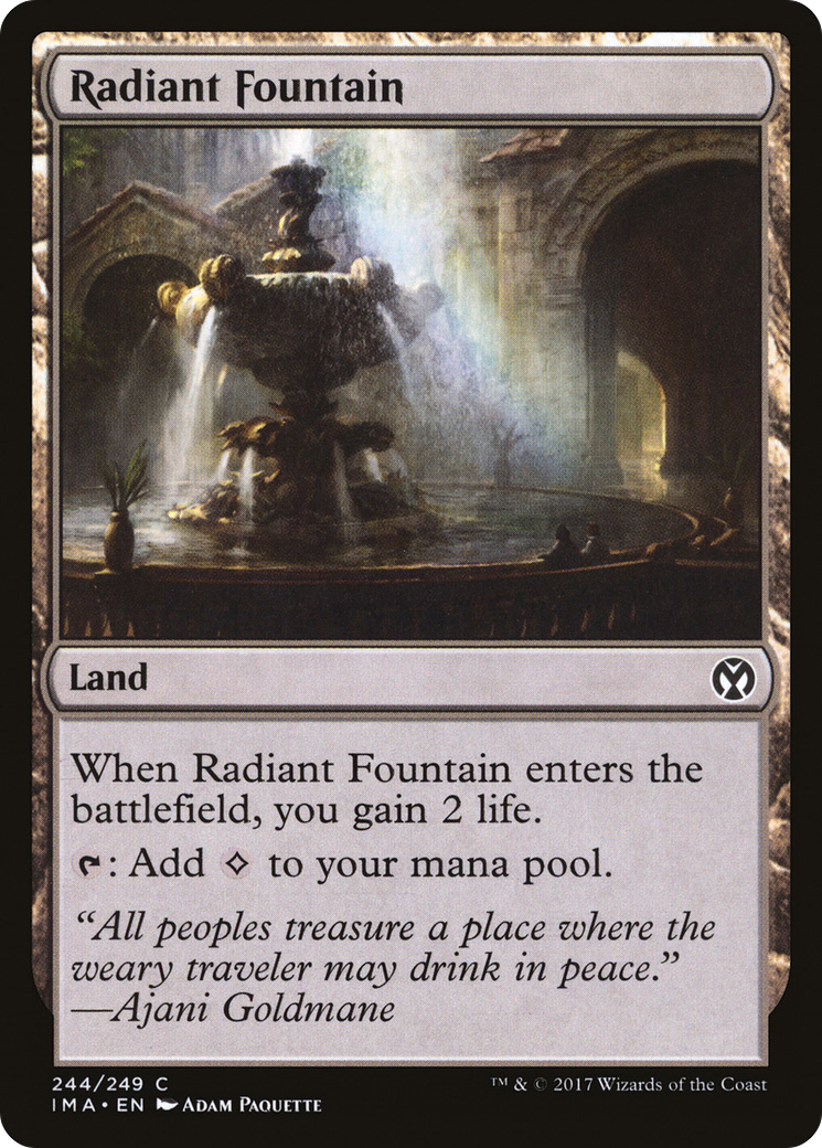 Radiant Fountain (IMA-244)  Foil - Iconic Masters