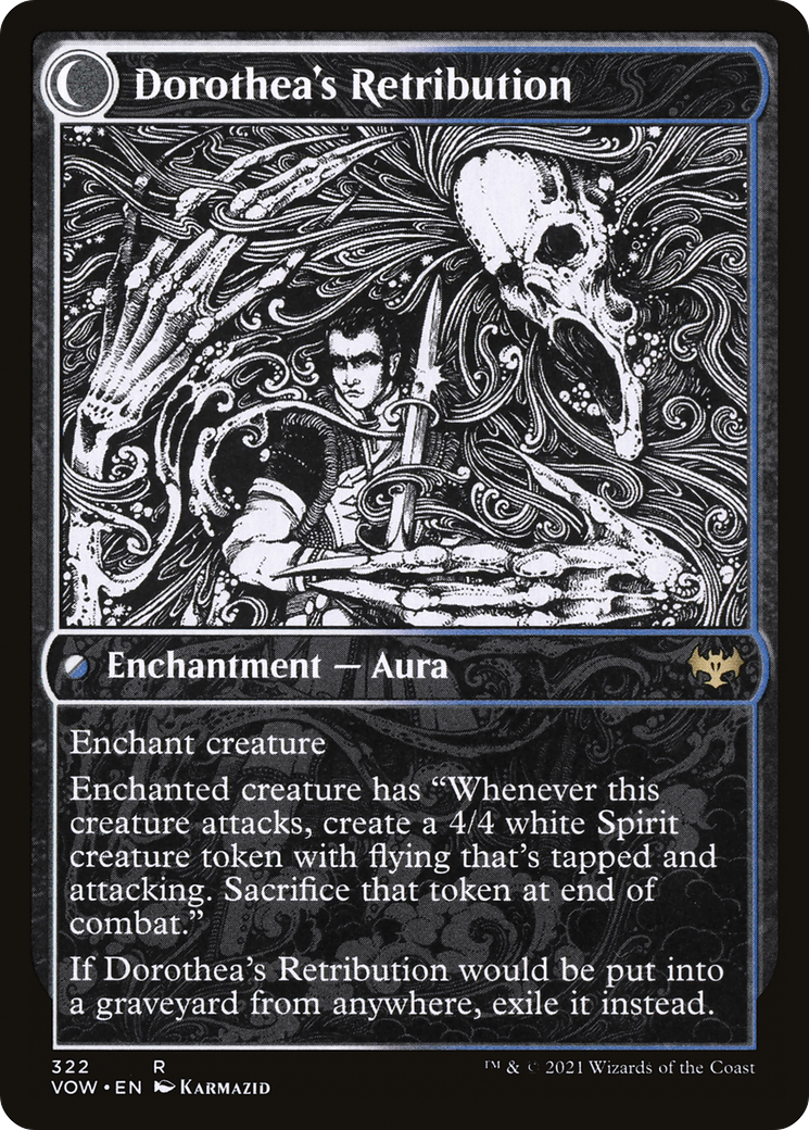 Dorothea, Vengeful Victim (Showcase) (VOW-322)  - Innistrad: Crimson Vow: (Showcase, Double Faced Transform)