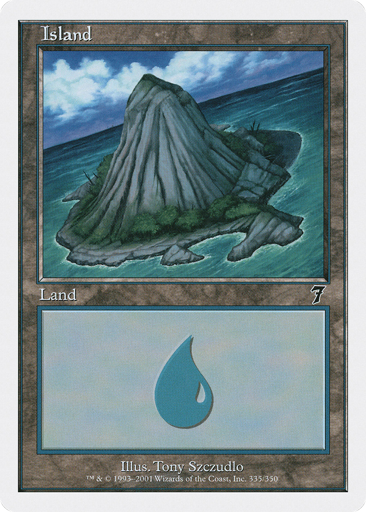 Island (335) (7ED-335) - Seventh Edition