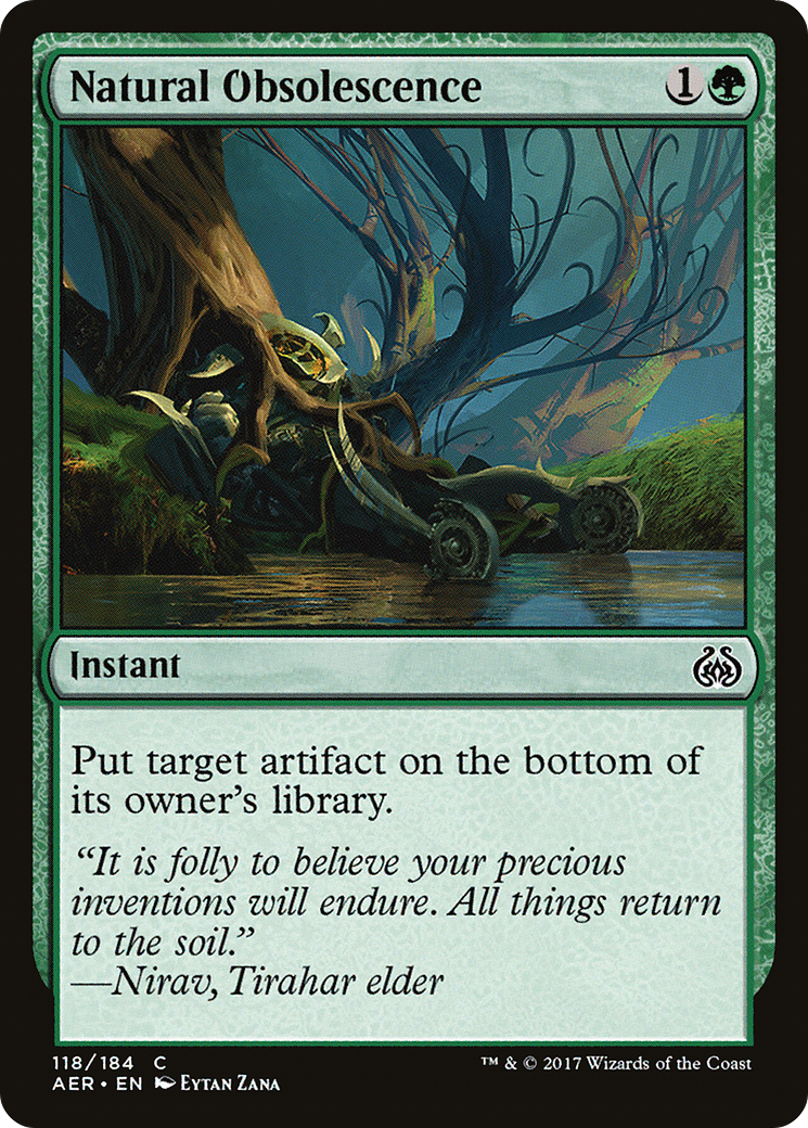 Natural Obsolescence (AER-118)  - Aether Revolt