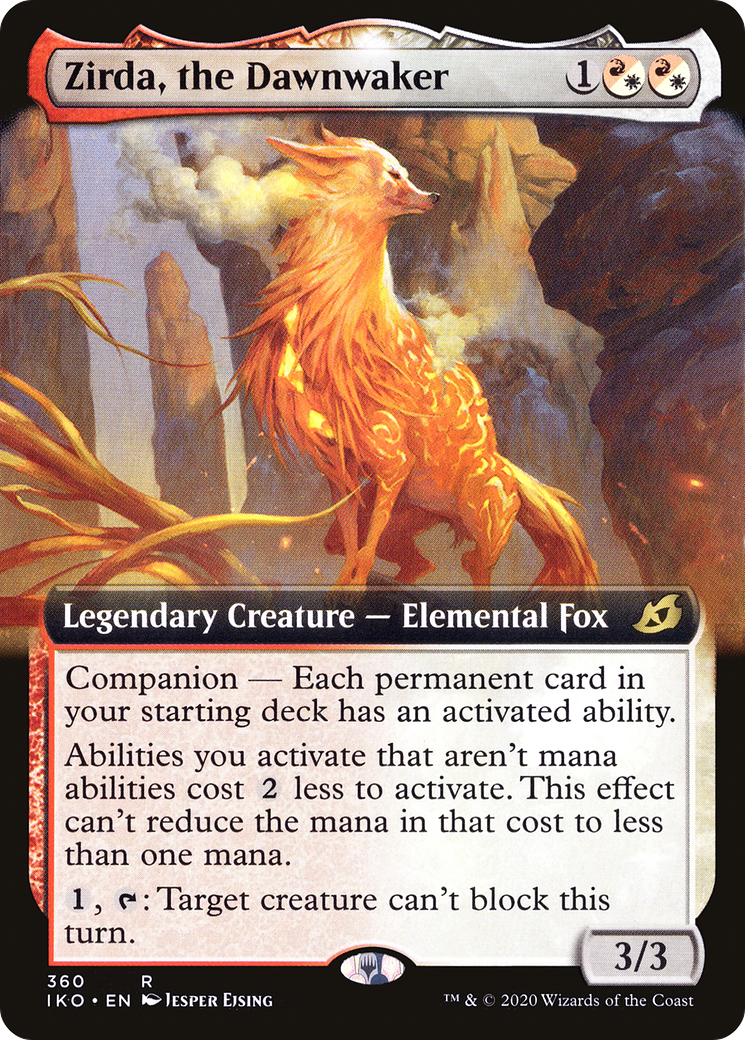 Zirda, the Dawnwaker (Extended Art) (IKO-360)  - Ikoria: Lair of Behemoths: (companion, Extended Art)