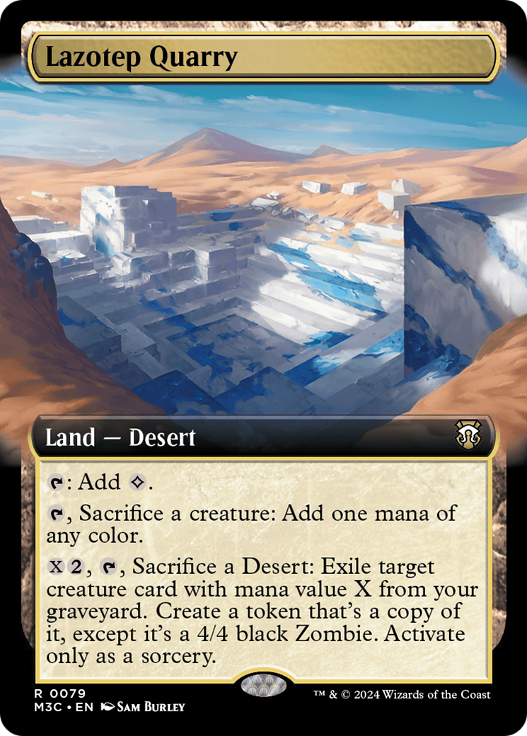 Lazotep Quarry (Extended Art) (M3C-079)  - Modern Horizons 3 Commander: (Extended Art)