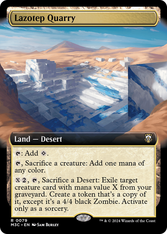 Lazotep Quarry (Extended Art) (M3C-079) - Modern Horizons 3 Commander: (Extended Art)