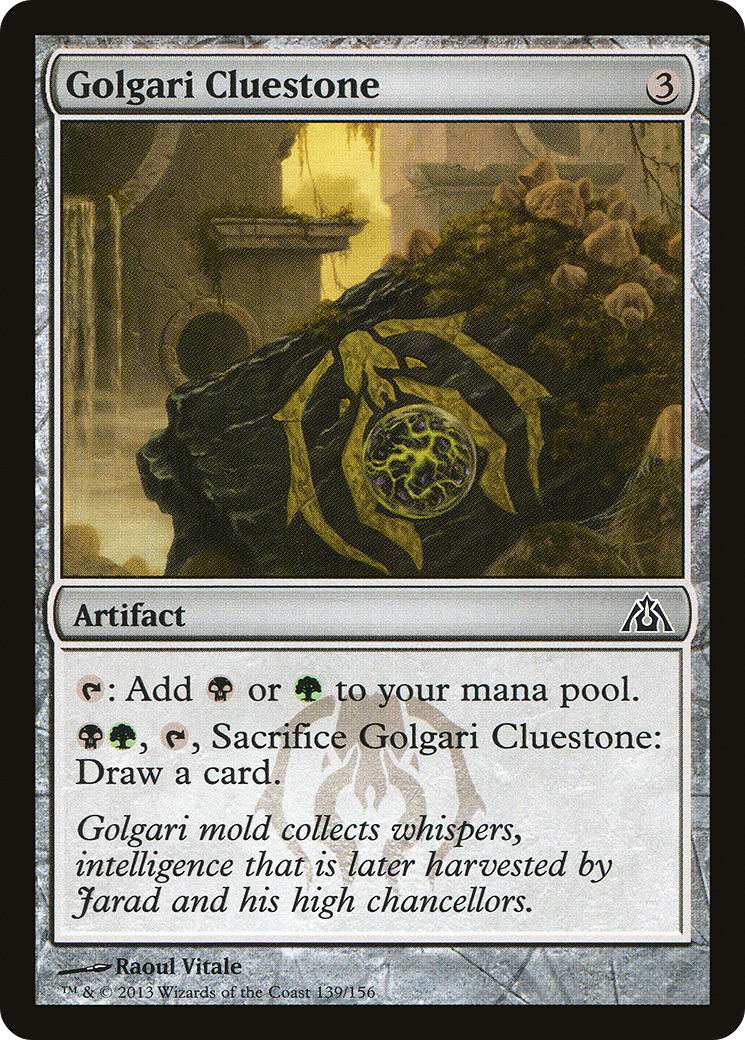 Golgari Cluestone (DGM-139)  Foil - Dragon's Maze