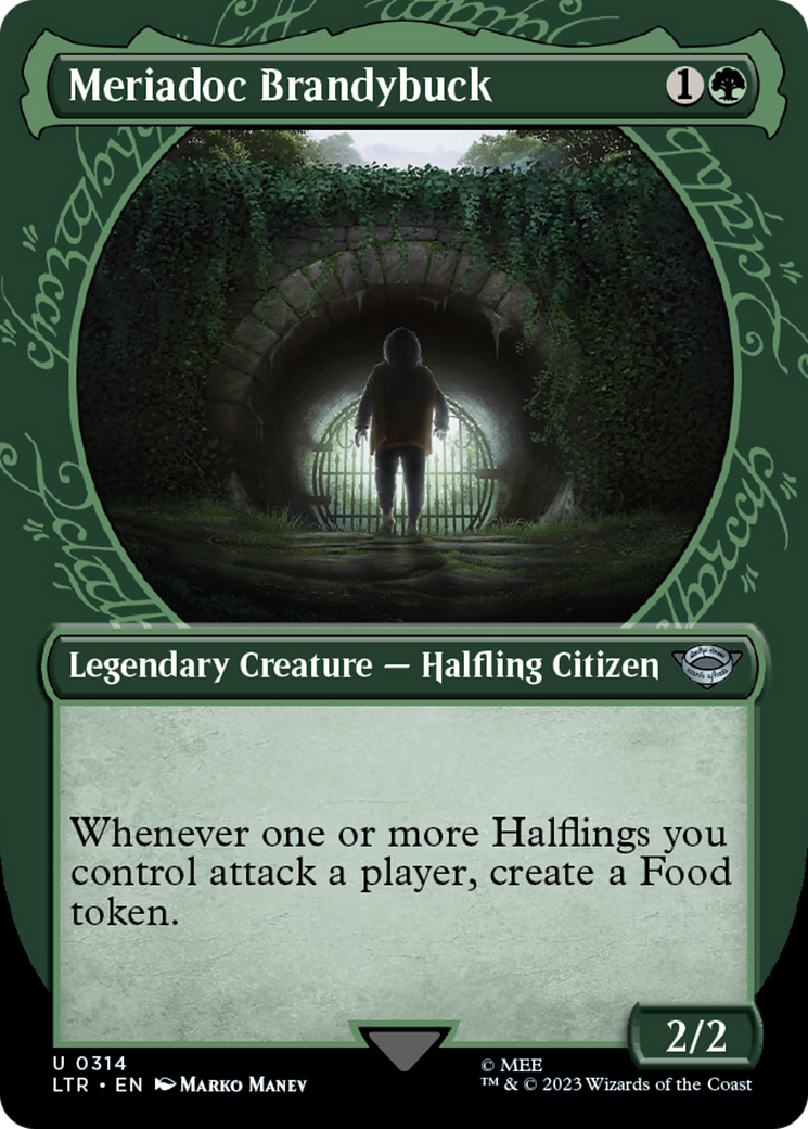 Meriadoc Brandybuck (Showcase) (LTR-314) - The Lord of the Rings: Tales of Middle-earth: (Showcase) (Borderless) Foil