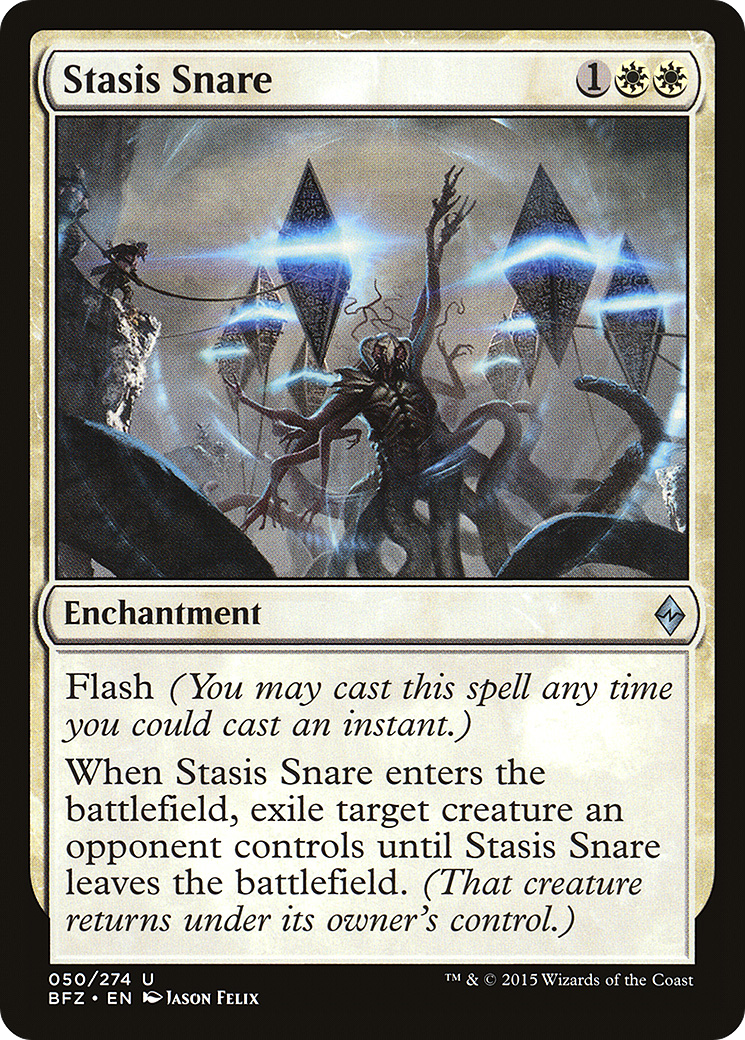 Stasis Snare (BFZ-050)  - Battle for Zendikar