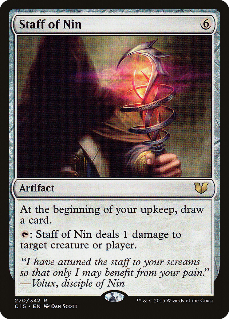 Staff of Nin (C15-270)  - Commander 2015
