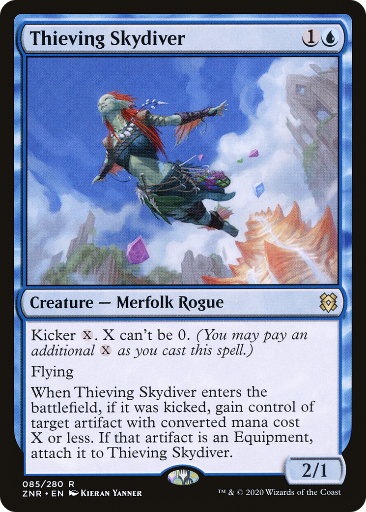 Thieving Skydiver (ZNR-085)  - Zendikar Rising