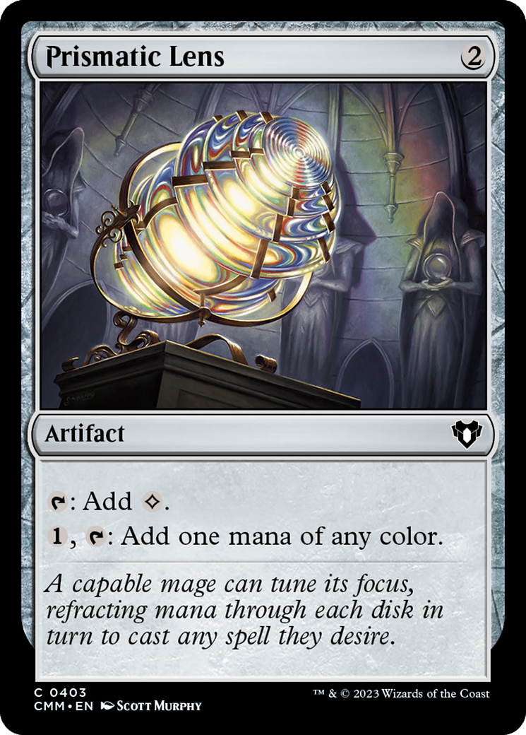Prismatic Lens (CMM-403)  Foil - Commander Masters