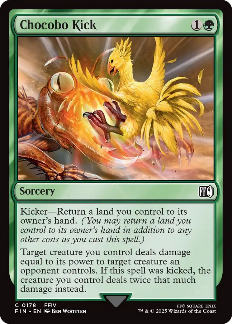 Chocobo Kick (FIN-178)  Foil - FINAL FANTASY