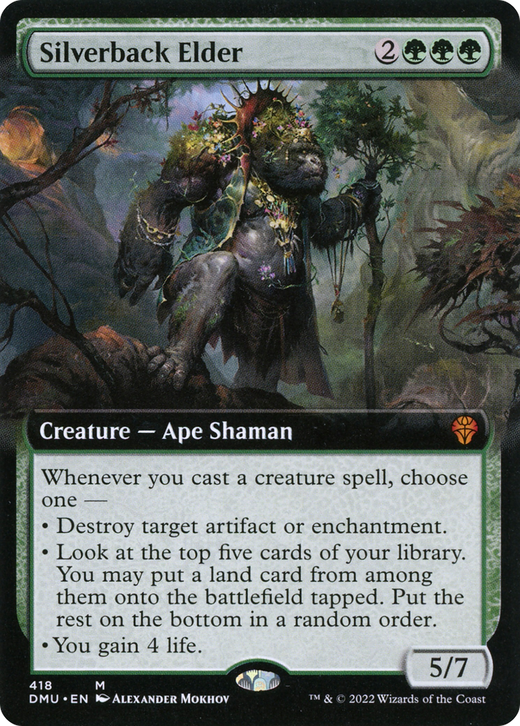 Silverback Elder (Extended Art) (DMU-418)  - Dominaria United: (Extended Art)