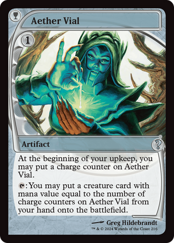 Aether Vial (Future Sight) (MB2-216)  Foil - Mystery Booster 2