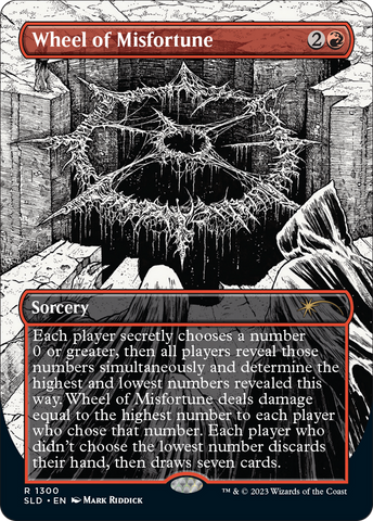 Wheel of Misfortune (SLD-1300)  Foil - Secret Lair Drop (Borderless)